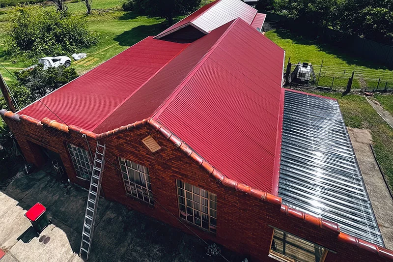 The original 1940 roof in Cobbitty before work began