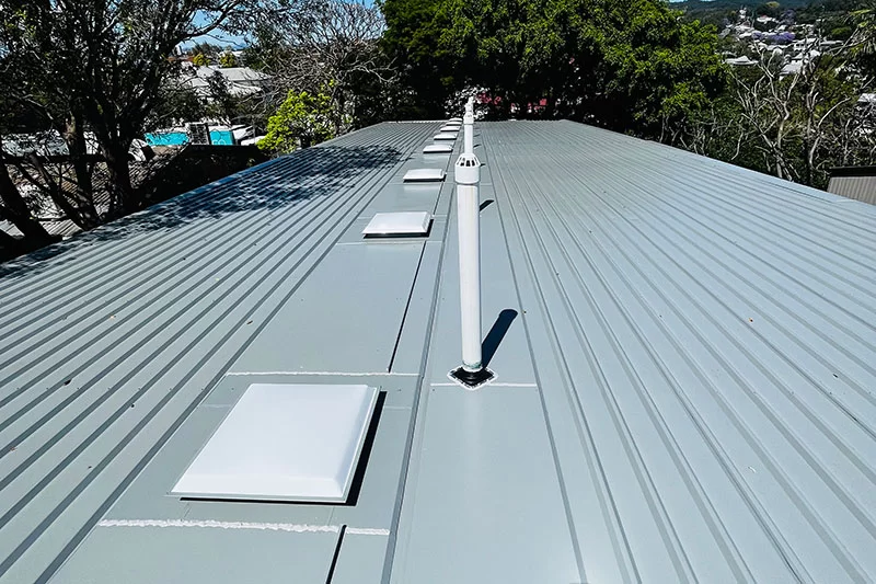 The Paddington roof before the Colorbond Windspray replacement